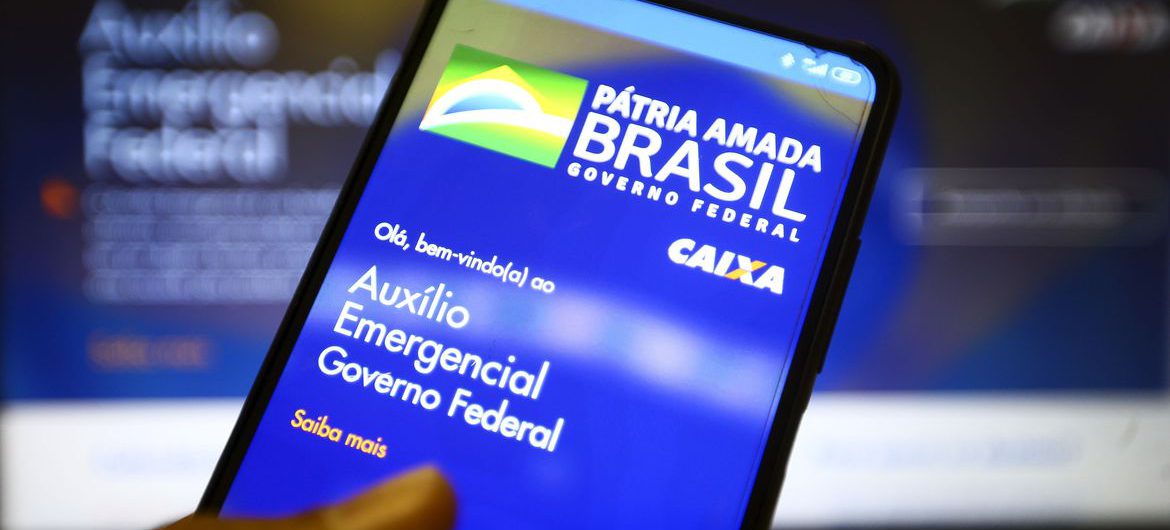 Aplicativo auxílio emergencial do Governo Federal.