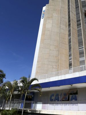 Edificio sede da Caixa Econômica Federal.  (Foto: Marcelo Camargo/Agência Brasil)