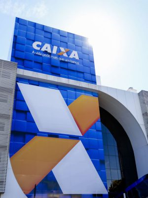 Brasília: Prédio da Caixa Econômica Federal.  (Foto: Marcelo Camargo/Agência Brasil)